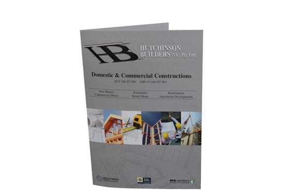 builder presentation folders