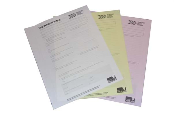 NCR questionnaire printing